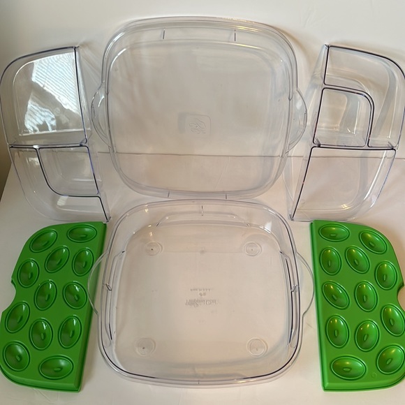NWOT The Pampered Chef Cool & Serve Tray, No Tags Come With Pampered Chef - Picture 7 of 11